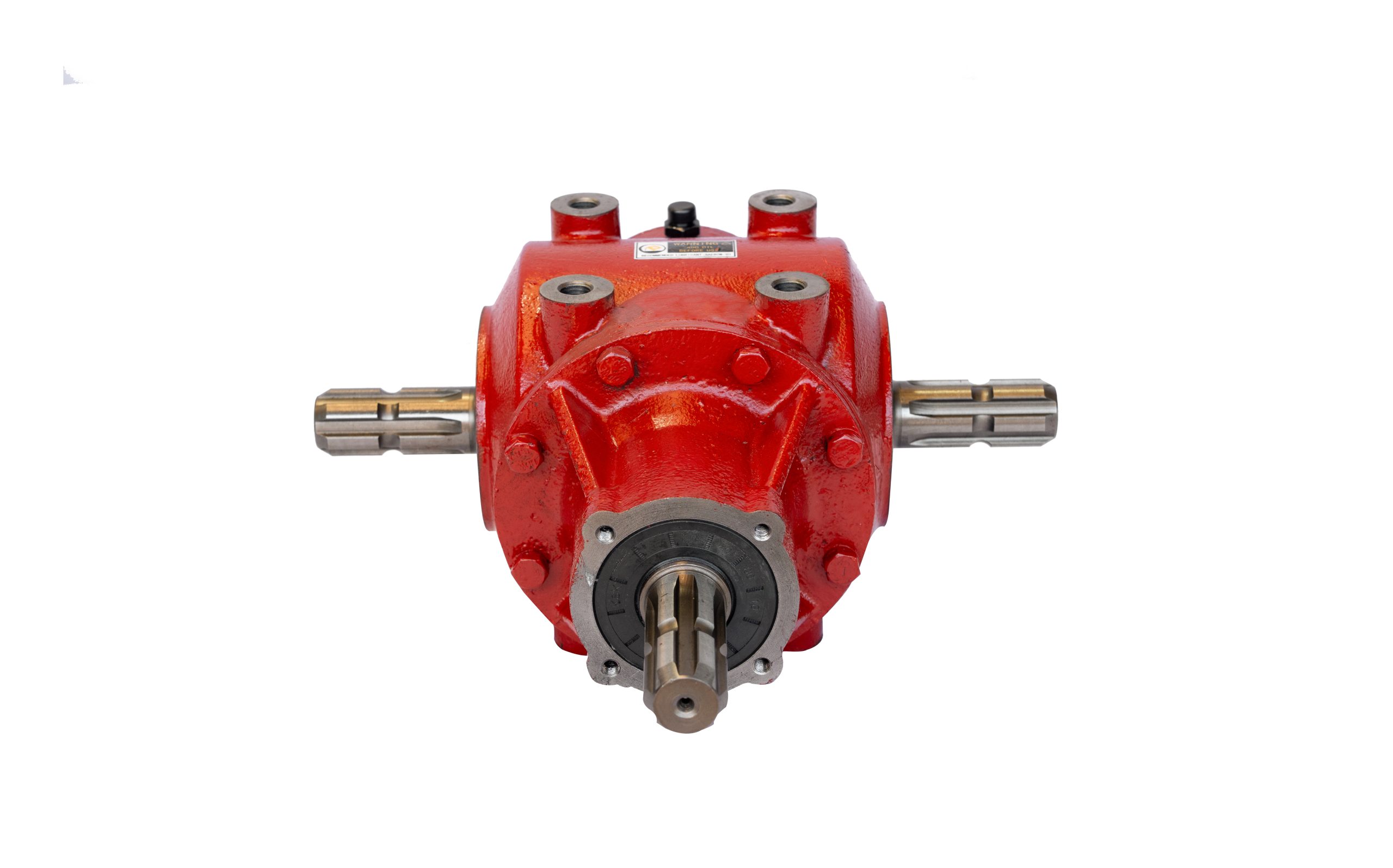 CAJA REDUCTORA TIPO T PARA ARRANCADORA DE PAPAS  50HP (RELACION 1.92:1)